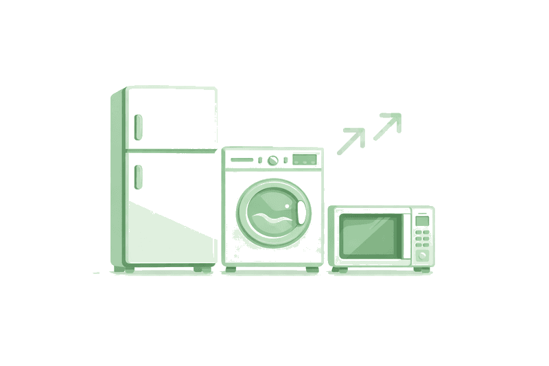 Appliance removal illustration