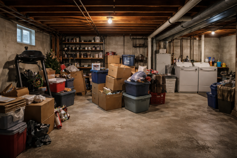 Basement Cleanout before