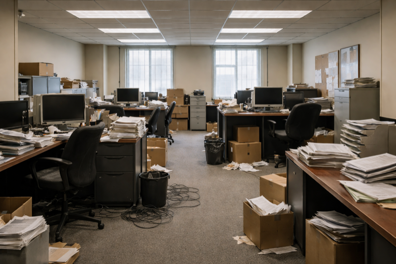 Office Cleanout before